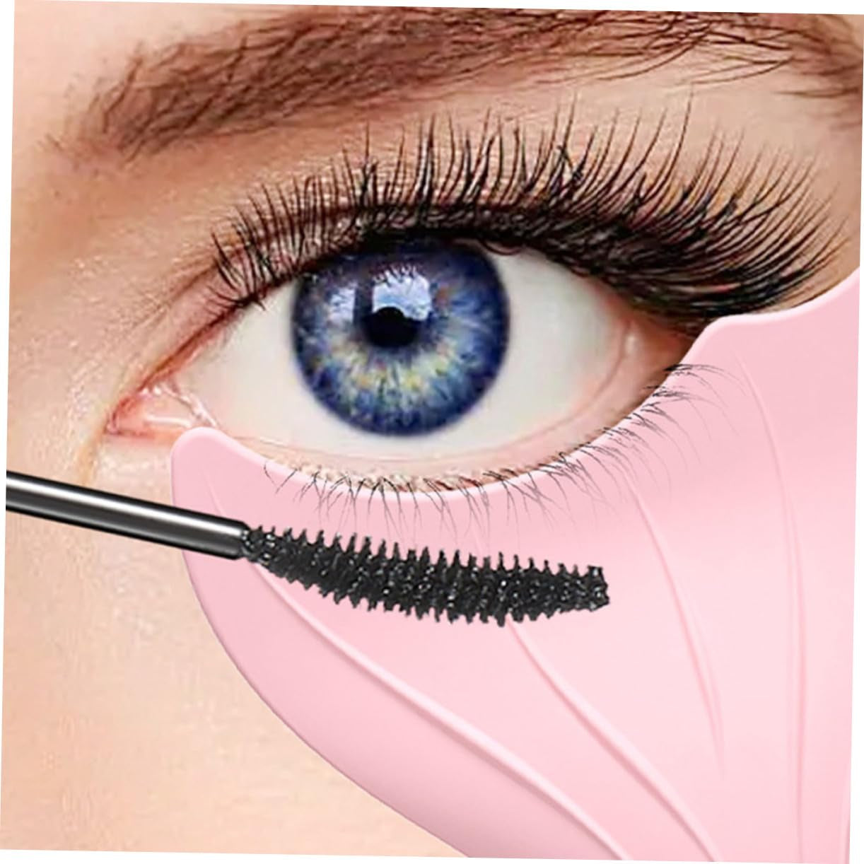 Silicone Eyeliner Applicator Tools - 2-Piece Set for Effortless Eye Makeup Application and Smudge-Free Mascara for Beginners