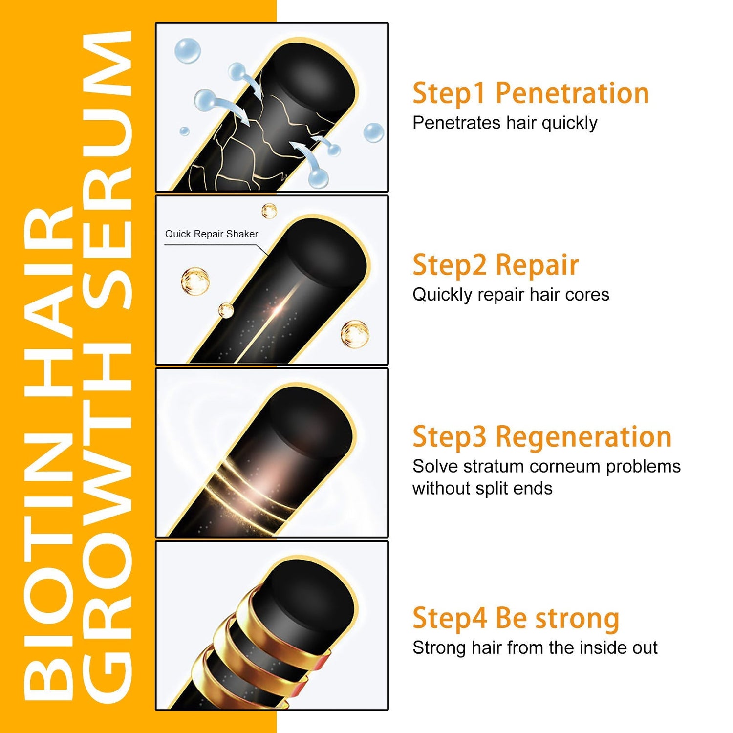 ELLHOE™ Biotin Hair Growth Spray – Strength Starts at the Root - Timeless Beauty