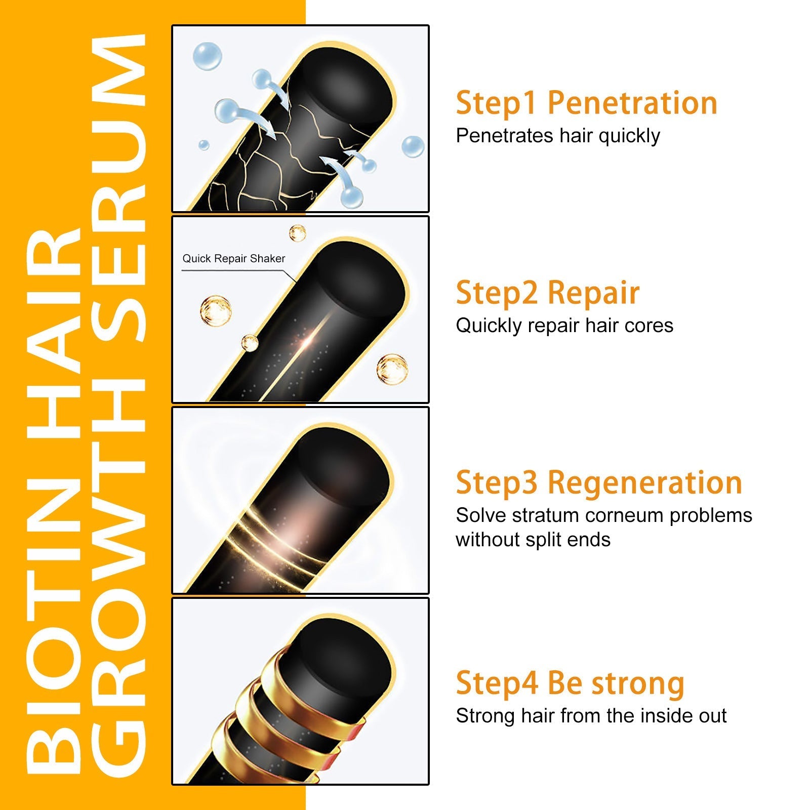 ELLHOE™ Biotin Hair Growth Spray – Strength Starts at the Root - Timeless Beauty