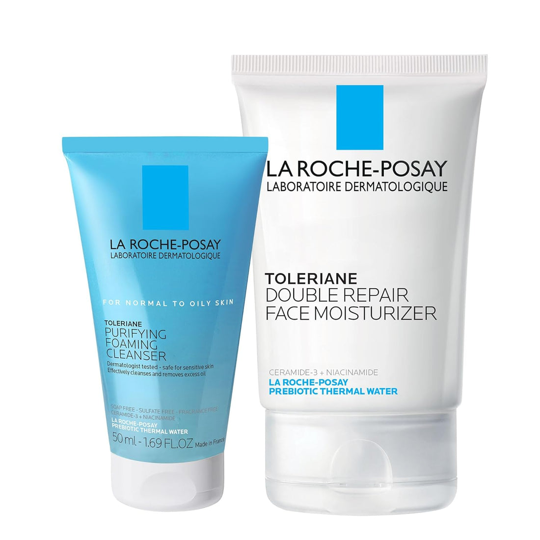 La Roche-Posay Toleriane Double Repair Face Moisturizer | Daily Moisturizer Face Cream with Ceramide and Niacinamide for All Skin Types | Oil Free | Fragrance Free - Timeless Beauty