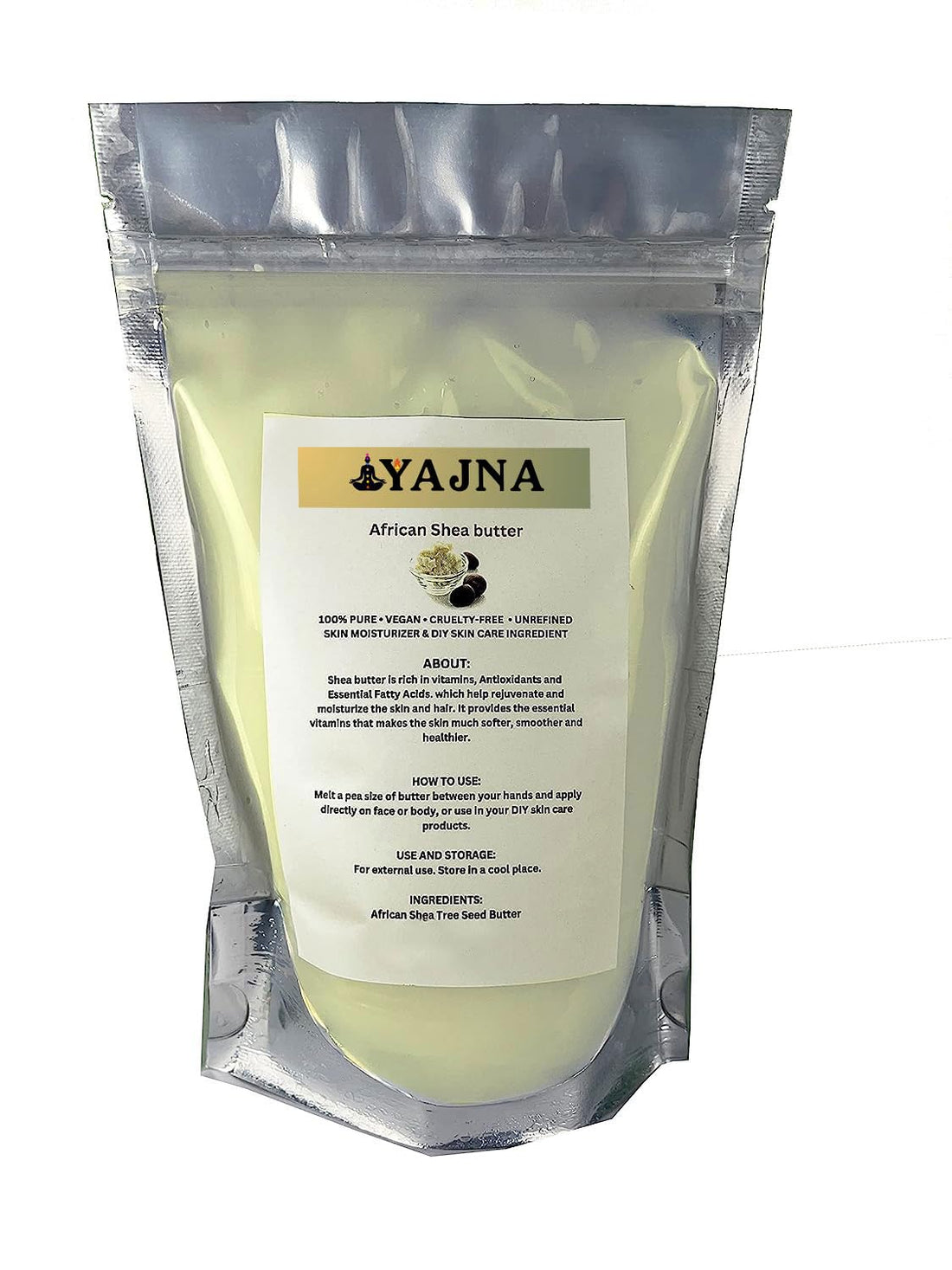Organic Raw African Shea Butter 100% Pure,Natural &amp; Unrefined| Skin Moisturizer for Face, Body &amp; Hair| 1 LBS/450 GM Ivory/White Grade a | DIY Creams, Balms, Lotions, Soaps| Moisturizes Dry Skin - Timeless Beauty