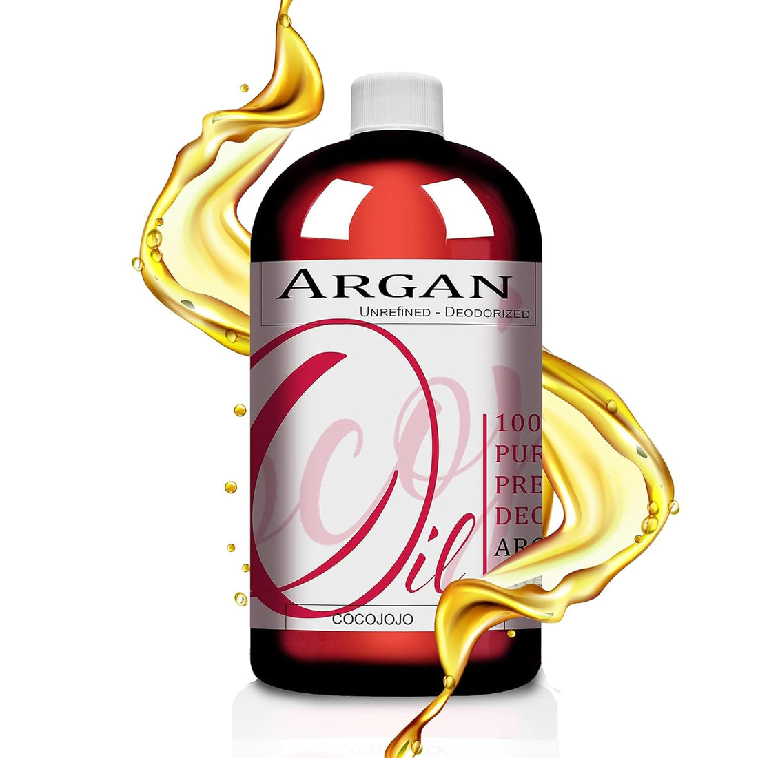 Pure Argan Oil Deodorized Unrefined Cold Pressed, 32 Fluid Ounce - Timeless Beauty