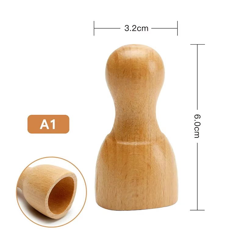 Wooden Facial Lifting Massage Facial Maderotherapy Masajeador Kit Gua Sha Tool Wood Therapy Wrinkle Remover Relaxation Skin Care - Timeless Beauty