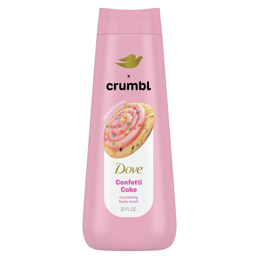 Crumbl Moisturizing Liquid Body Wash Confetti Cake, 20 Oz - Timeless Beauty