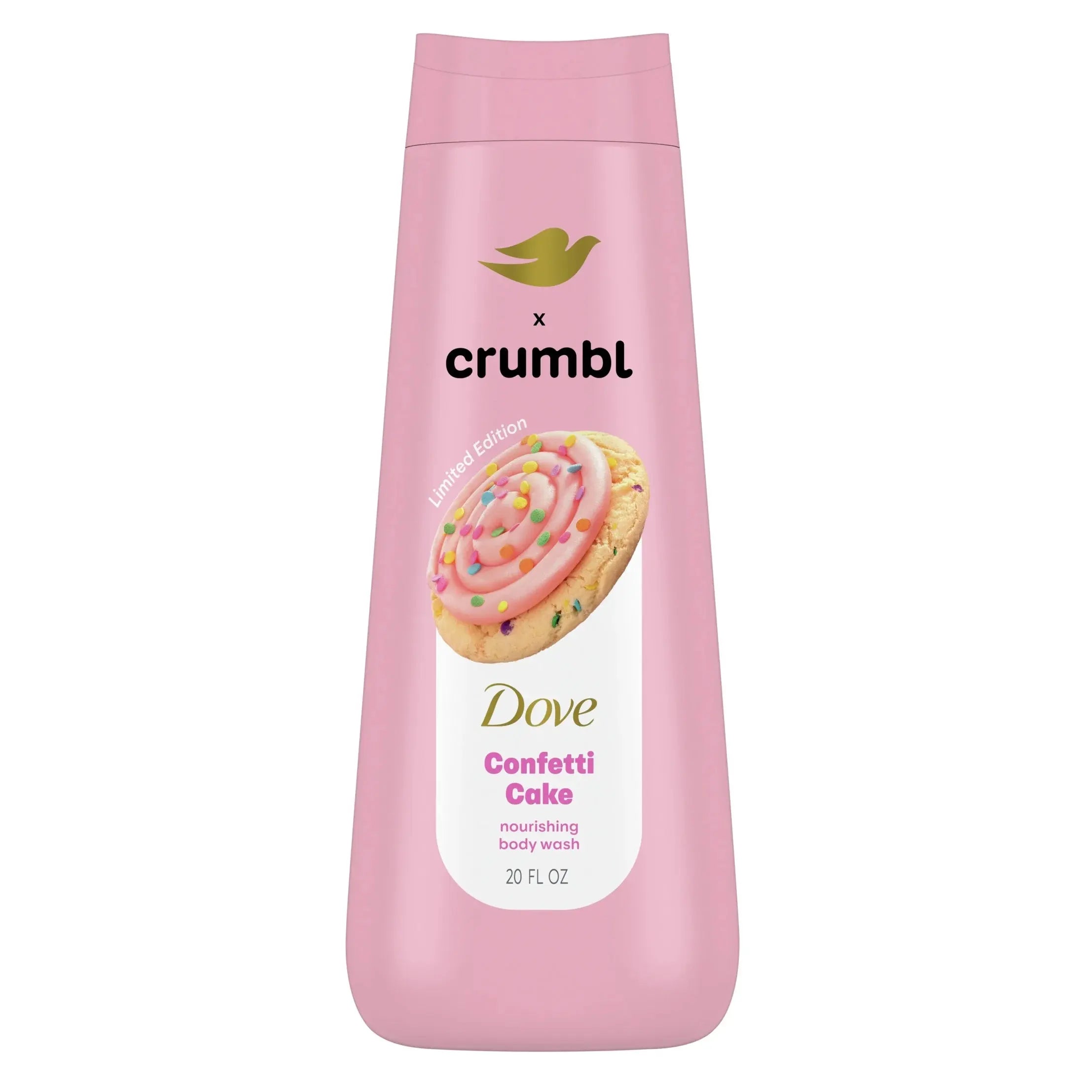Crumbl Moisturizing Liquid Body Wash Confetti Cake, 20 Oz - Timeless Beauty