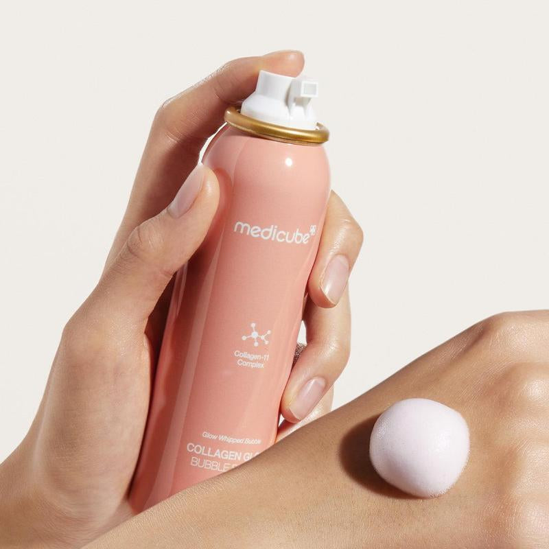 [Medicube Official] Collagen Glow Bubble Serum | Collagen Bubbles | Bubble Skincare Glass Glow Kbeauty Korean Skincare - Timeless Beauty
