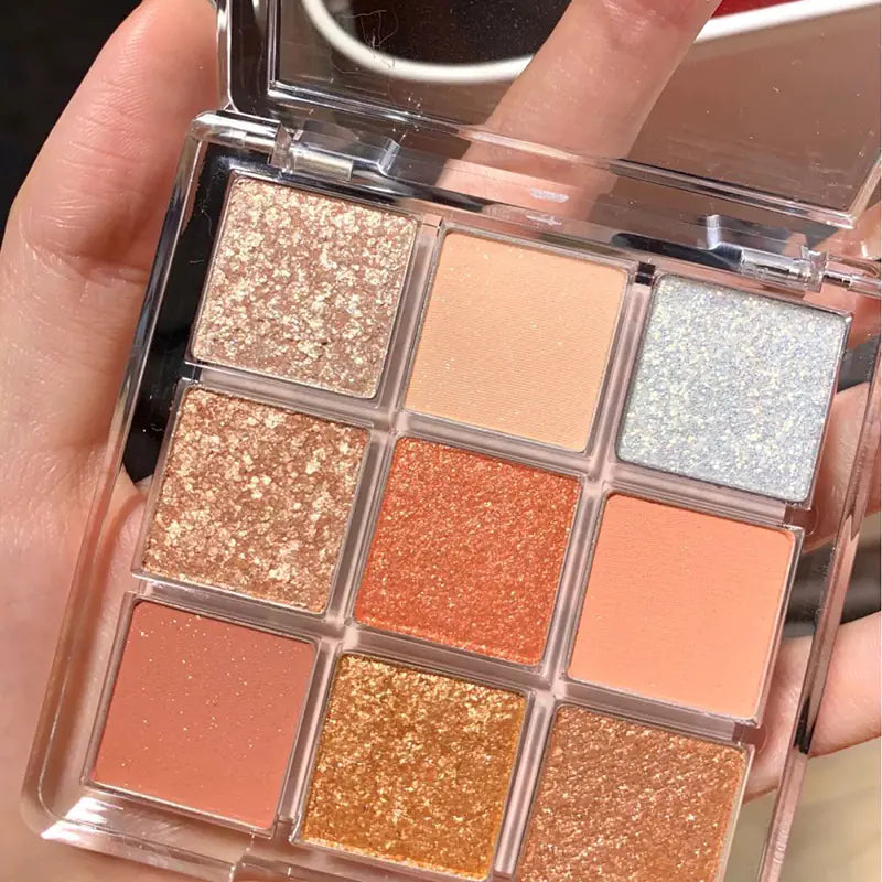 DIKALU Evening Glow 9-Color Eyeshadow Set - Timeless Beauty
