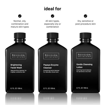 Papaya Enzyme Cleanser, Energizing Facial Cleanser with Salicylic Acid, Soothing and Exfoliating - Timeless Beauty