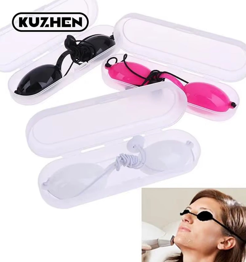 1Pc Soft Sunbathing Eyewear Tanning Goggles Beach Adjustable UV Skin Tanning Eye Protection UV Glasses Black - Timeless Beauty