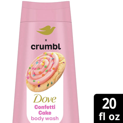 Crumbl Moisturizing Liquid Body Wash Confetti Cake, 20 Oz - Timeless Beauty