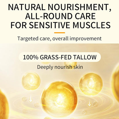 Beef Tallow for Skin, Premium Whipped Tallow Balm, Beef Tallow Moisturizer for Repairing Damaged Dry Skin, Grass Fed Beef Tallow for Skin Hydration, 4 Oz (BERGAMOT LAVENDER) - Timeless Beauty
