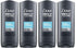 Men Care Body and Face Wash, Hydrating Clean Comfort, 250 Ml (8.5 Fl Oz), Value Bundle - Pack of 4