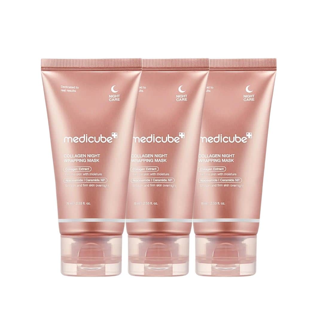 (3 Units) Medicube Collagen Night Wrapping Mask 75ml Harlequin Chestnut