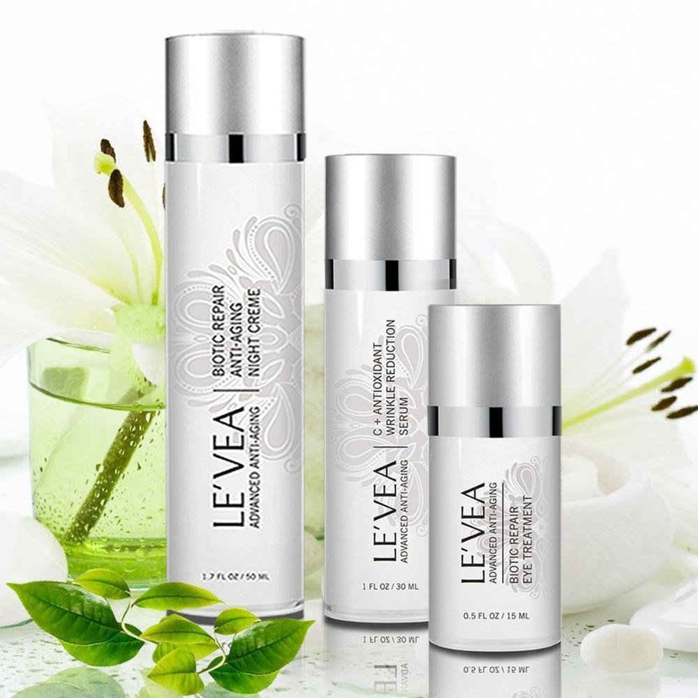 Ageless Beauty: Eye Repair Cream + Antioxidant Serum + Repair Night - Timeless Beauty
