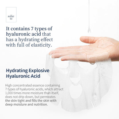 Sapphire Collagen Hydro Essential Mask 10 Sheets Skin Soothing Calming - Timeless Beauty