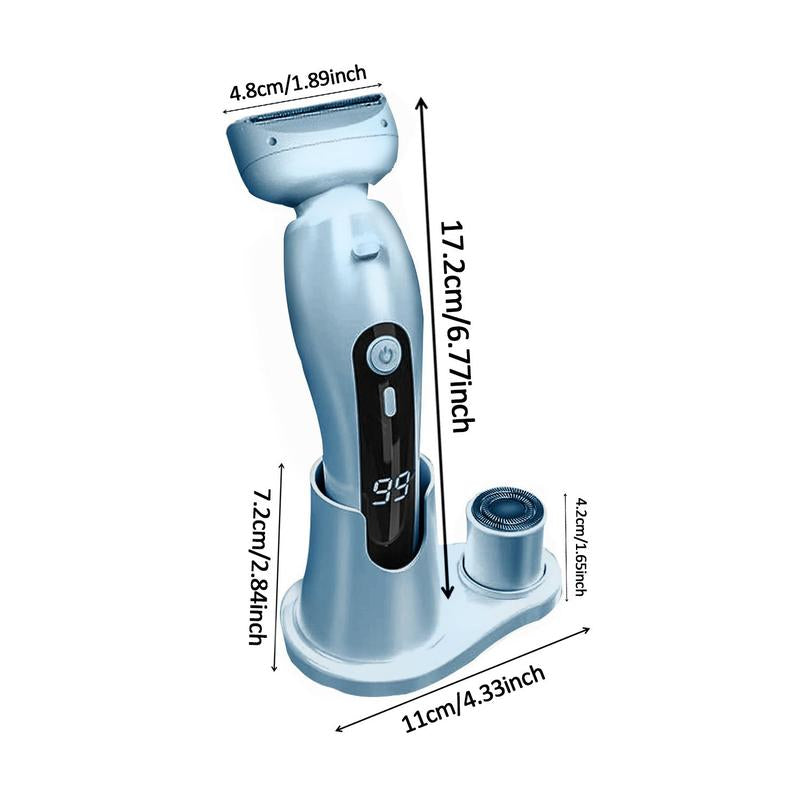 2 in 1 Electric Shaver, 1 Box Rechargeable Electric Cordless Razor for Women&
