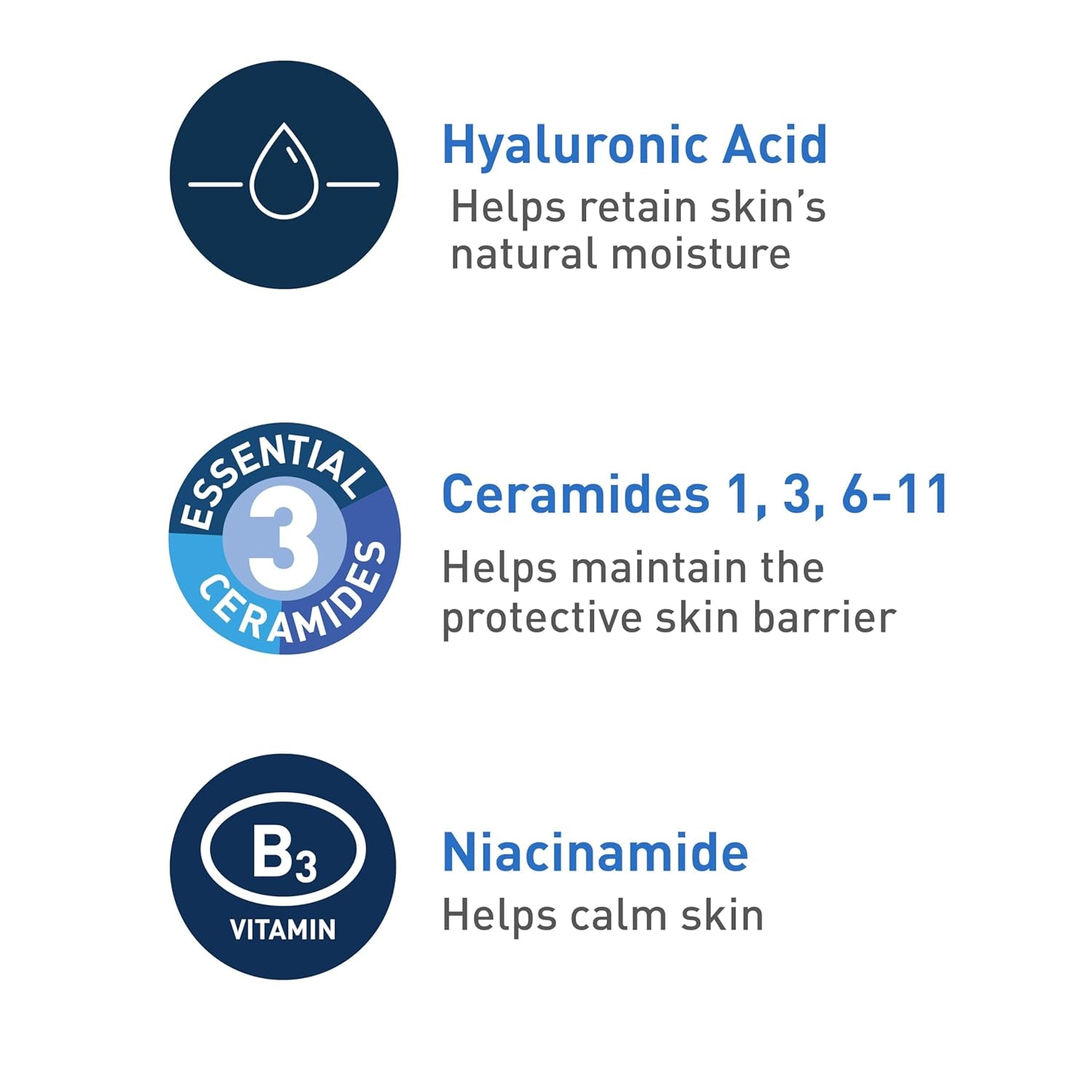 Foaming Facial Cleanser | Daily Face Wash for Oily Skin with Hyaluronic Acid, Ceramides, and Niacinamide| Fragrance Free | 16 Fluid Ounce - Timeless Beauty