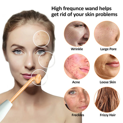 4-in-1 High Frequency Skin Therapy Wand - Timeless Beauty