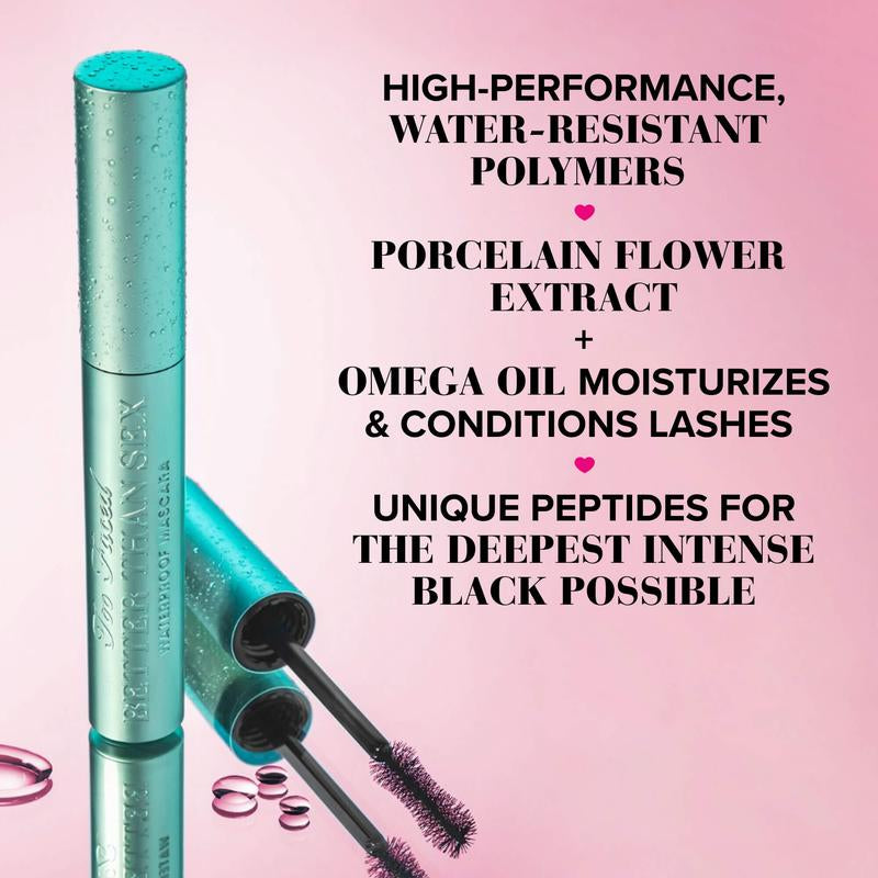 Too Faced Lips, Cheeks &amp; Lashes Makeup Set: Cloud Crush Whipped Blush + Waterproof Mascara