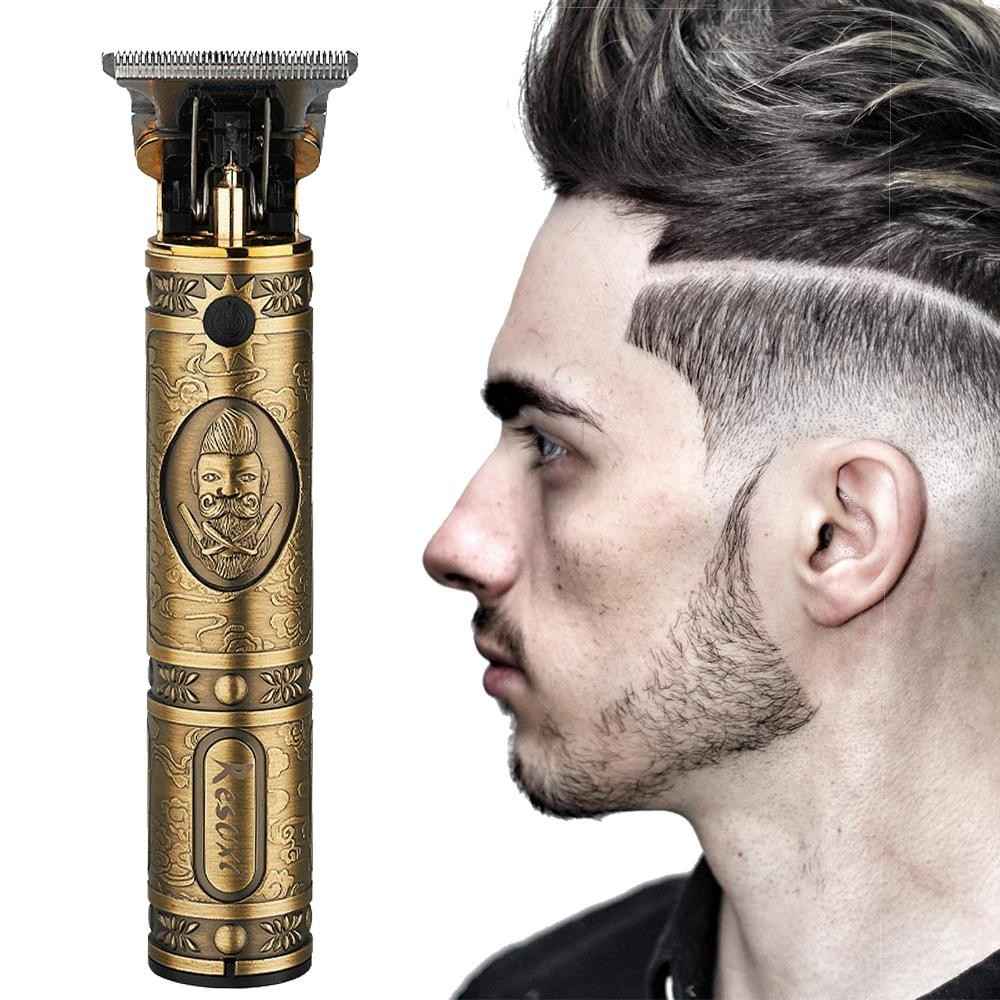 USB Rechargeable Baldheaded Hair Clipper Electric Hair Trimmer SP Pink Iolaus