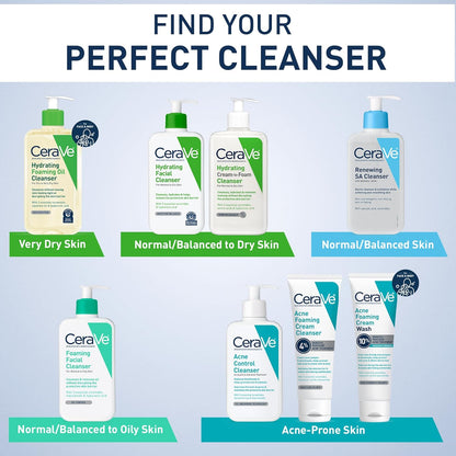Foaming Facial Cleanser | Daily Face Wash for Oily Skin with Hyaluronic Acid, Ceramides, and Niacinamide| Fragrance Free | 16 Fluid Ounce - Timeless Beauty