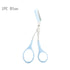 1/2/3/4Pcs Eyebrow Trimmer Makeup Tools Stainless Steel Eyebrow Scissors with Comb Hair Removal Eyebrows Shaping Makeup Tools