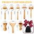 Wooden Facial Lifting Massage Facial Maderotherapy Masajeador Kit Gua Sha Tool Wood Therapy Wrinkle Remover Relaxation Skin Care - Timeless Beauty