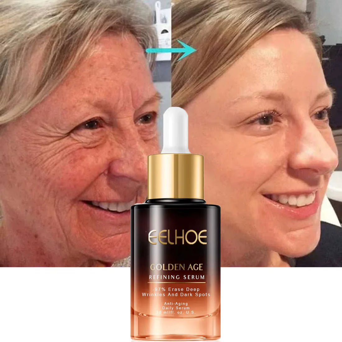 Instant Remove Wrinkle Serum Firming Lifting Anti-Aging Fade Fine Lines Improve Puffiness Moisturizing Brighten Face Skin Care - Timeless Beauty