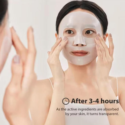Deep Collagen Face Mask, Bio-Collagen Korean Overnight Hydrogel Mask, anti Wrinkle Firming Lifting Korean Collagen Films for Improve Skin Elasticity,Firming and Moisturizing 5 Pack - Timeless Beauty