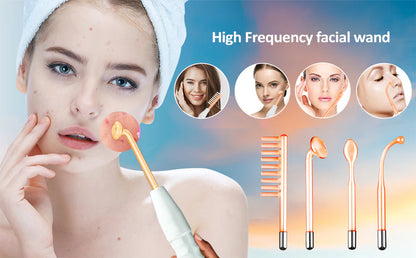 4-in-1 High Frequency Skin Therapy Wand - Timeless Beauty