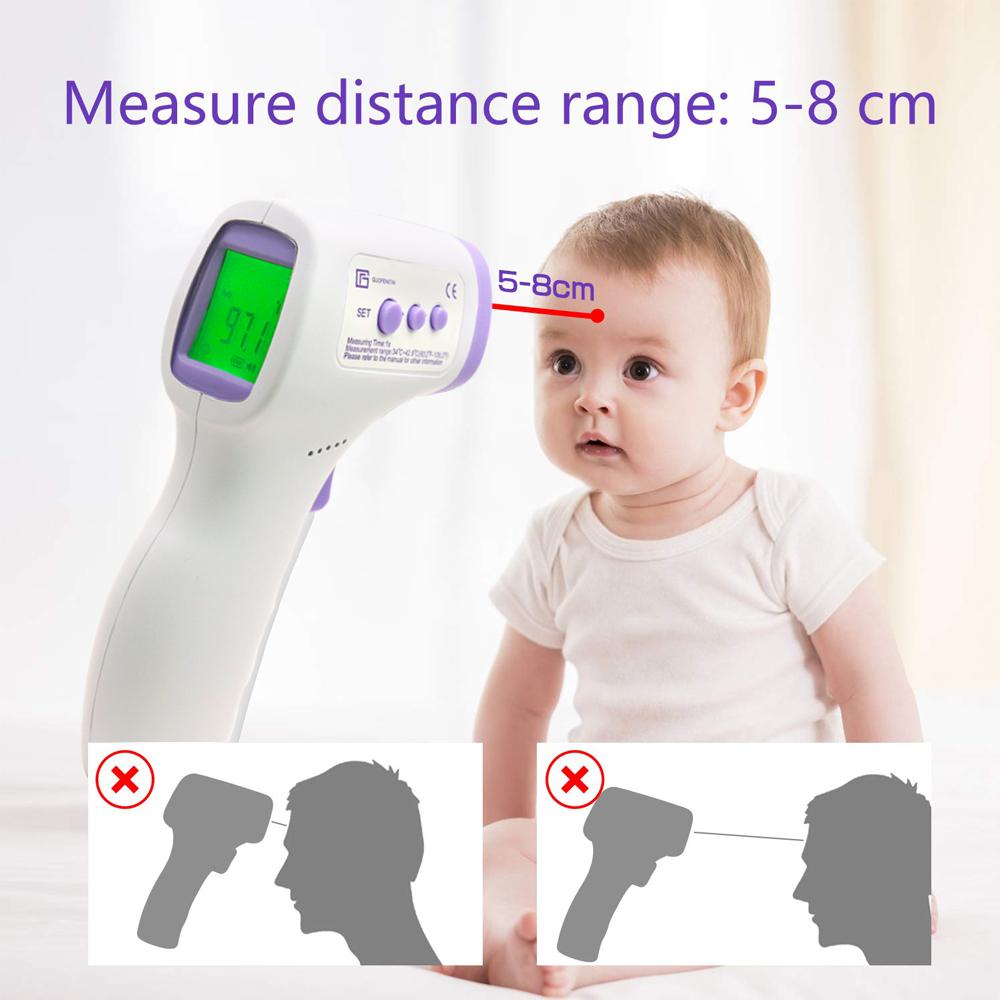 LCD Screen Digital No-Contact Forehead Infrared Forehead Thermometer - Timeless Beauty