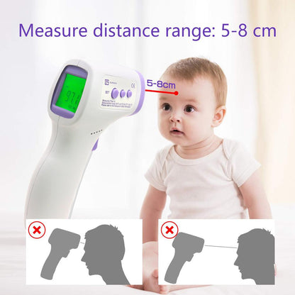 LCD Screen Digital No-Contact Forehead Infrared Forehead Thermometer - Timeless Beauty