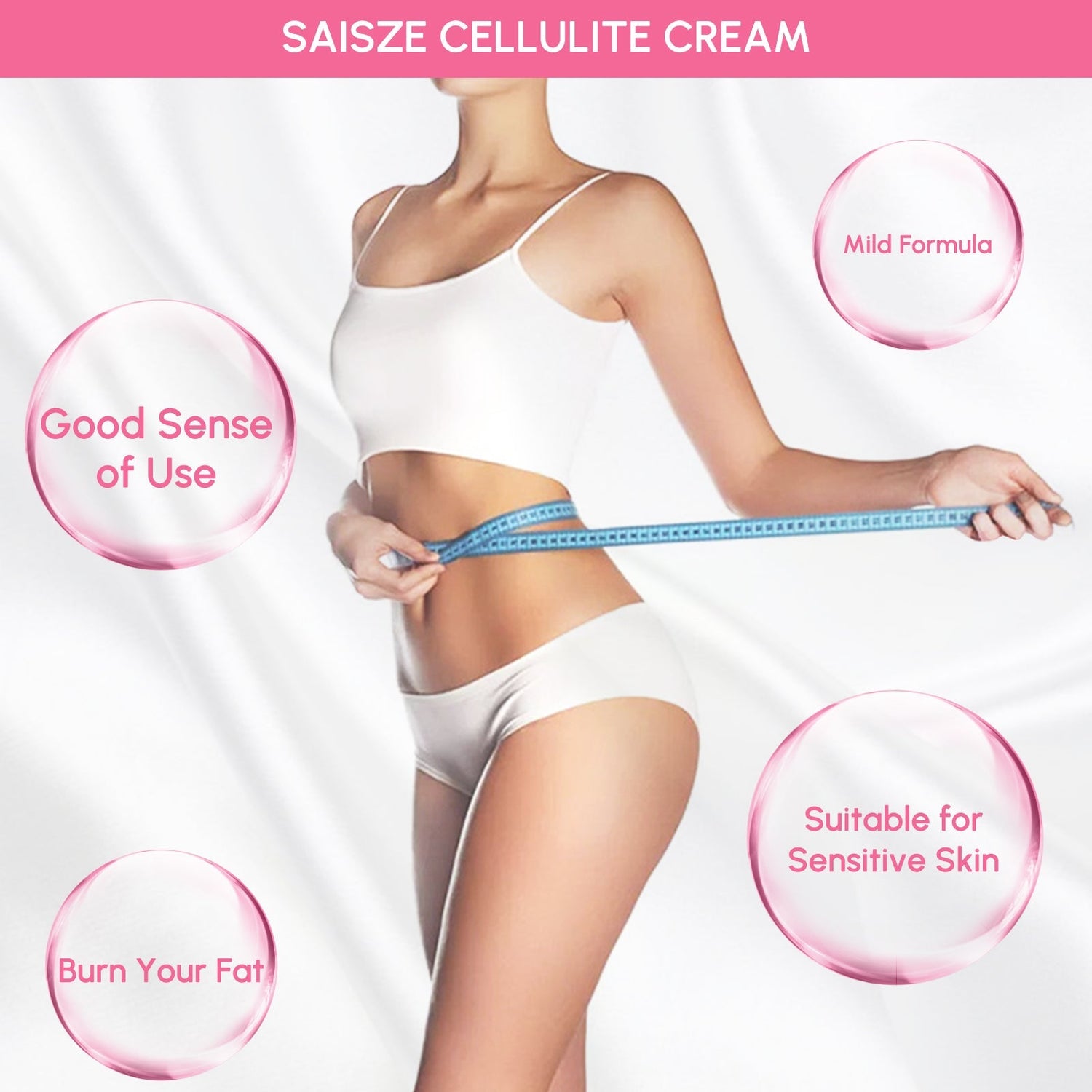 8.8 oz Anti Cellulite Body Slimming Cream with Massager and Remover - Timeless Beauty