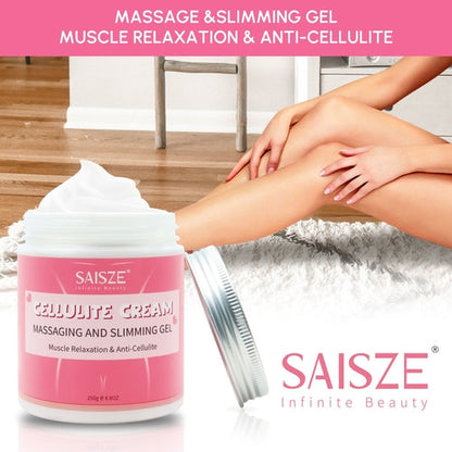 8.8 oz Anti Cellulite Body Slimming Cream with Massager and Remover - Timeless Beauty