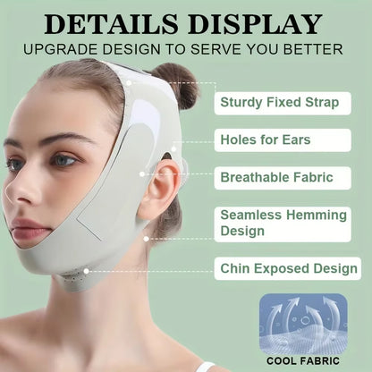 Reusable Face Slimming Bandage V Line Face Shaper Women Chin Cheek Lift up Belt Facial Massage Strap Face Skin Care Beauty Tools - Timeless Beauty