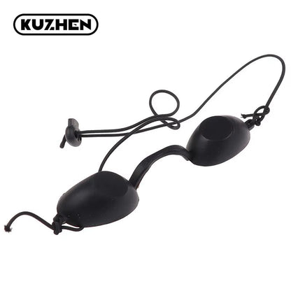 1Pc Soft Sunbathing Eyewear Tanning Goggles Beach Adjustable UV Skin Tanning Eye Protection UV Glasses Black - Timeless Beauty