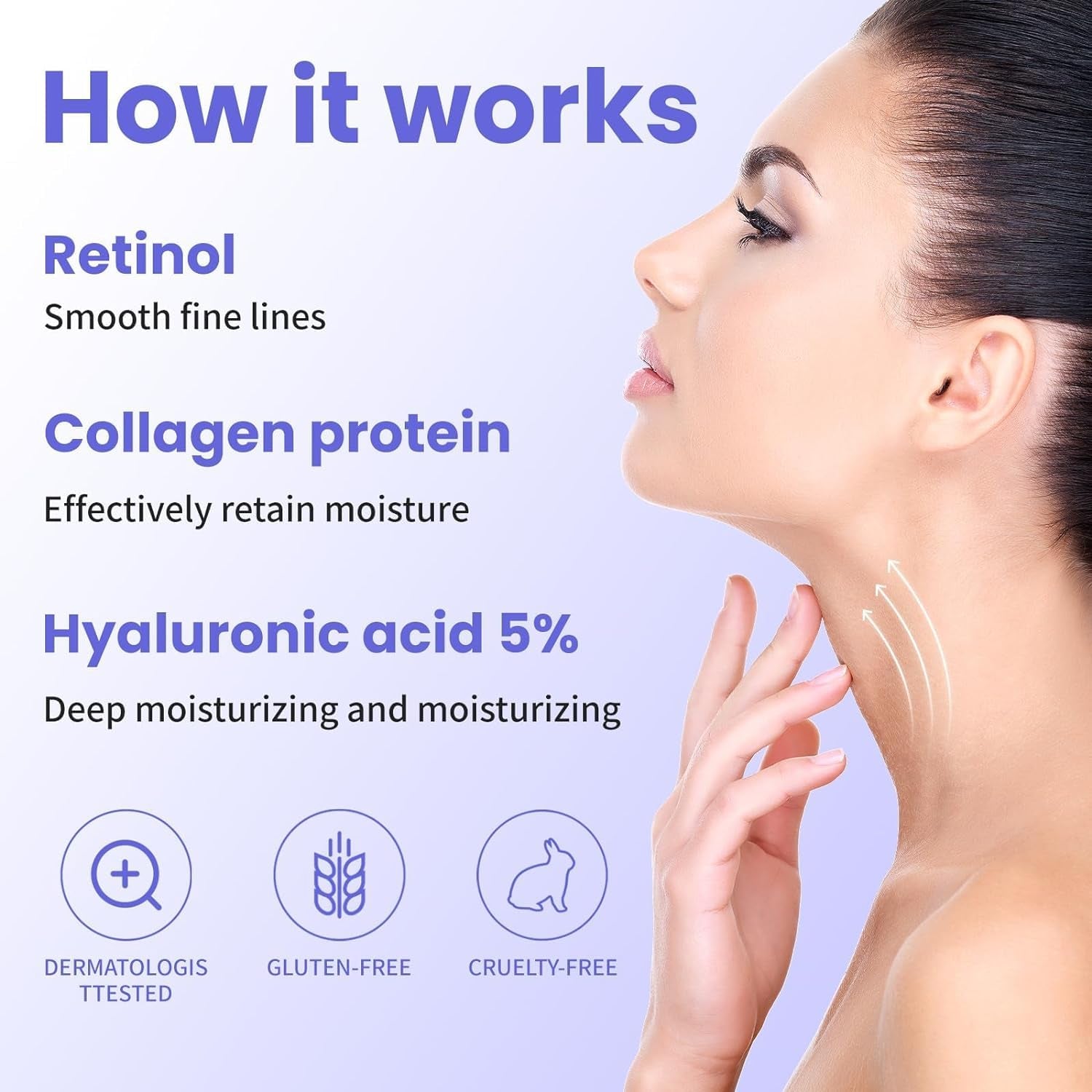 Neck Firming Cream, Tightening Lifting Sagging Wrinkles Anti-Aging Neck Cream, Neck Lift Firming - Timeless Beauty