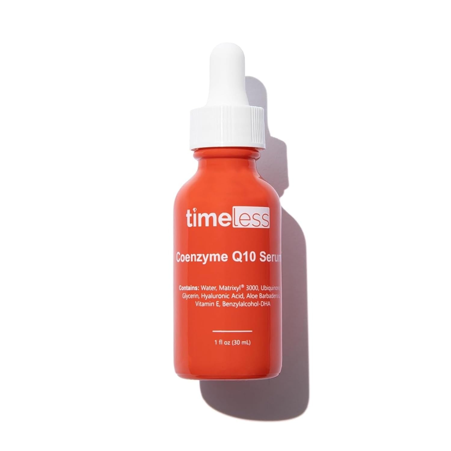 Coenzyme Q10 Serum - Skin Care Serum for Smoothing Skin - Fragrance-Free Coenzyme Q10 Serum with Hyaluronic Acid - Antioxidant Serum for Skin Care - 1 Oz - Timeless Beauty
