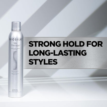 Silk Therapy Finishing Spray Firm Hold, Strong-Hold Hairspray for Long-Lasting Styles, Sulfate, Paraben, &amp; Cruelty-Free, 10 Oz - Timeless Beauty