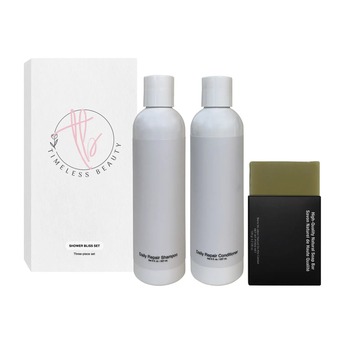 Shower Bliss Set 🌈, Cleanse &amp; Cocoon 🫧, Lathered Love Ritual 💖 - Timeless Beauty
