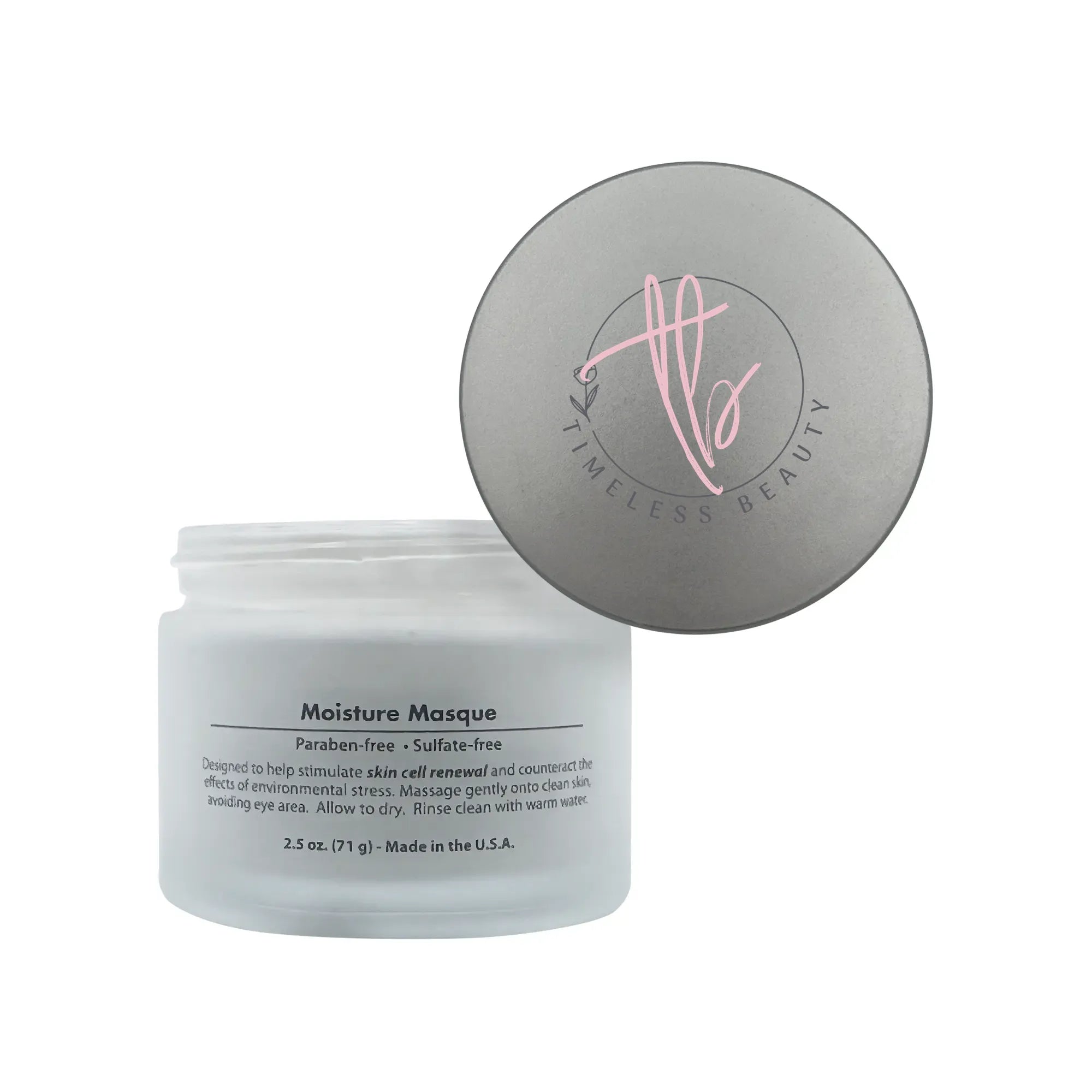 ❄️ FrostVeil - Intensive Moisture Cooling Masque| Clay-Based Hydration for Sensitive Skin | Vegan &amp; Spa-Grade - Timeless Beauty