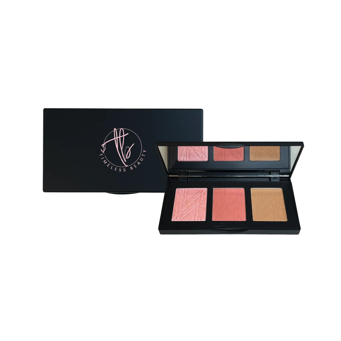 🌸 Pro Cheek Palette – Blushy: Rosy Radiance, Sculpted Glow ✨ - Timeless Beauty