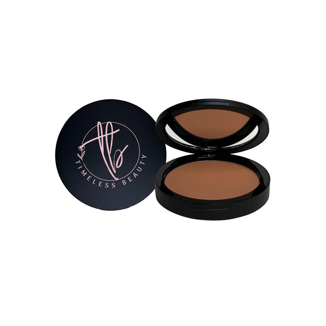 🌰 Dual Blend Powder Foundation – Walnut: Deep Matte, Seamless Glow ✨ - Timeless Beauty