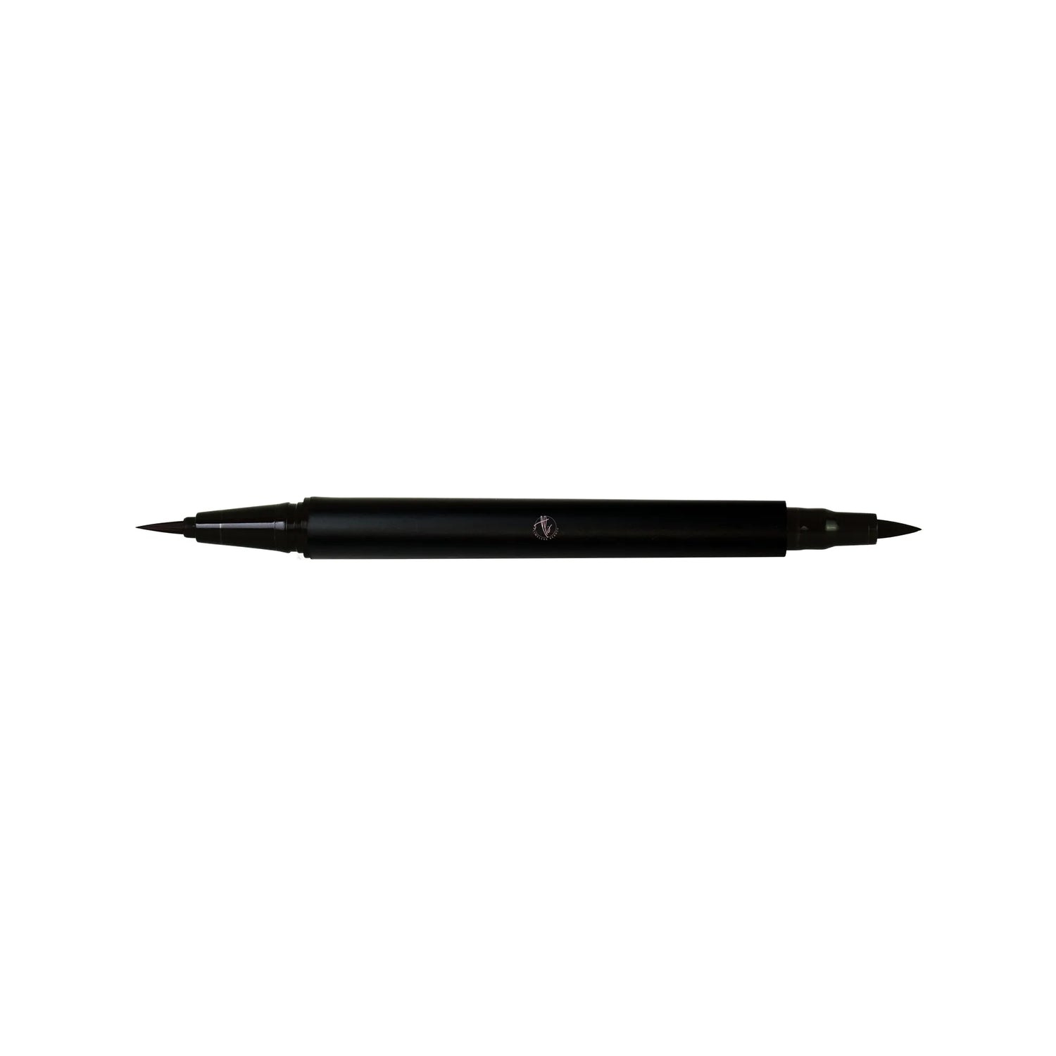 🖋️ WingCraft - Dual Tip Eye Definer Pen in Black| Precision Felt &amp; Brush Tips | Smudge-Proof, Vegan Formula - Timeless Beauty