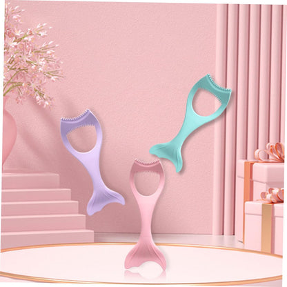 Silicone Eyeliner Applicator Tools - 2-Piece Set for Effortless Eye Makeup Application and Smudge-Free Mascara for Beginners