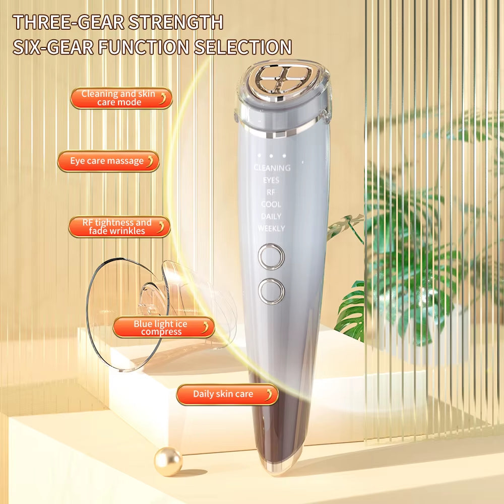 RF Beauty Device Rechargeable High Radio Frequency for Facial Skin Care Beauty Face Lifting Face Massager Face Beauty Device - Timeless Beauty