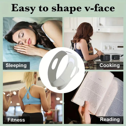 Reusable Face Slimming Bandage V Line Face Shaper Women Chin Cheek Lift up Belt Facial Massage Strap Face Skin Care Beauty Tools - Timeless Beauty