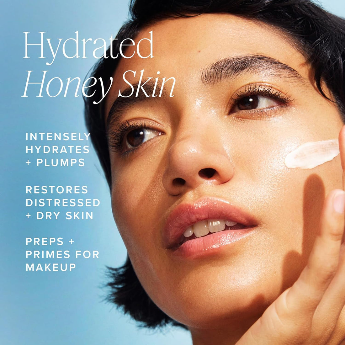 Ceramide Face Moisturizer - Honey Halo Hydrating Facial Moisturizer for Dry Skin - Plumps, Soothes + Restores Skin with Potent Ceramides + Buckwheat Honey for a Dewy, Healthy Glow (25Ml) - Timeless Beauty