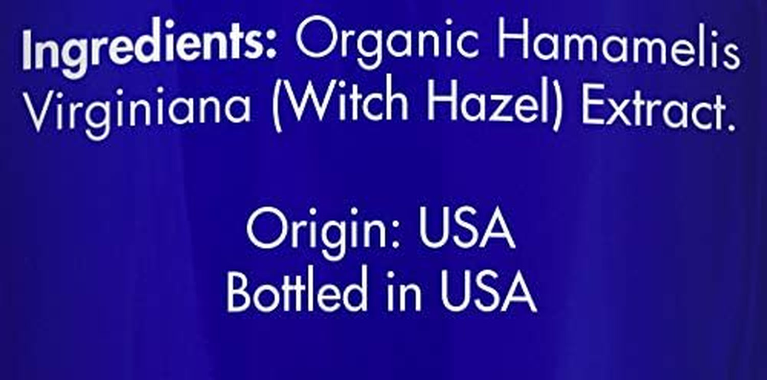 Witch Hazel, Organic – 100% Pure, Witch Hazel, for Face, Acne, Butt, Skin, Scalp, Hair, Body by , 4 OZ - Timeless Beauty