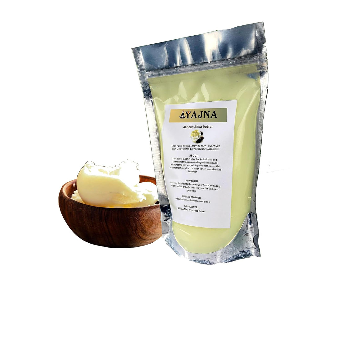 Organic Raw African Shea Butter 100% Pure,Natural &amp; Unrefined| Skin Moisturizer for Face, Body &amp; Hair| 1 LBS/450 GM Ivory/White Grade a | DIY Creams, Balms, Lotions, Soaps| Moisturizes Dry Skin - Timeless Beauty